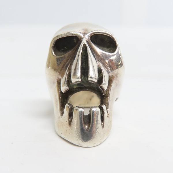 実際に弊社で買取させて頂いたCRAZY PIG/クレイジーピッグ マックススカルリング/15号の画像 1枚目