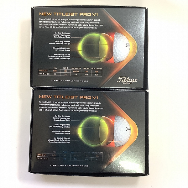 実際に弊社で買取させて頂いた【未使用】Titleist/タイトリスト PRO V1 ホワイト ゴルフボール 2ダースの画像 3枚目