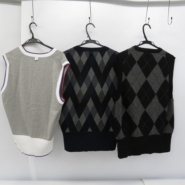 実際に弊社で買取させて頂いたBLACK FLEECE by Brooks Brothers/ブラックフリース ブルックスブラザーズ ウール ニット/コットンベスト/BB3 3点セットの画像 1枚目