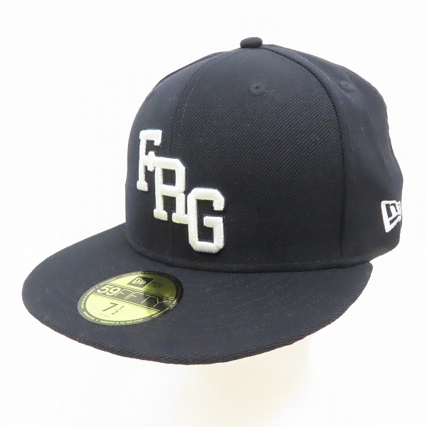実際に弊社で買取させて頂いたFRAGMENT DESIGN×NEW ERA/フラグメントデザイン×ニューエラ FRG ロゴ刺繍 キャップ/7-1/2