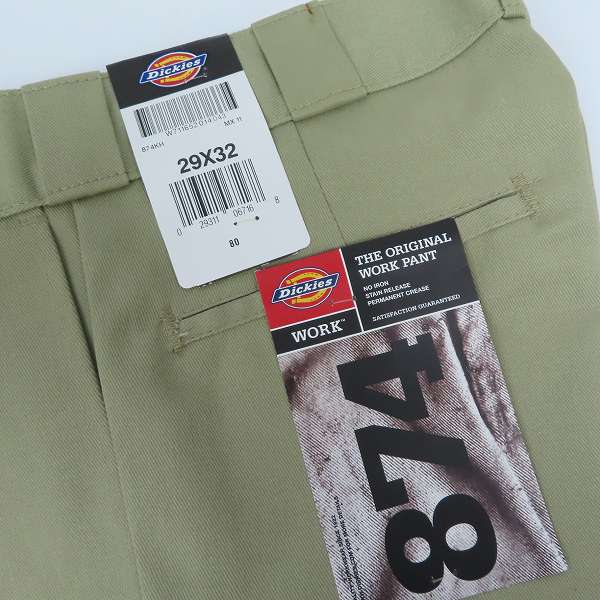 実際に弊社で買取させて頂いた(1)【未使用】Dickies/ディッキーズ ワークパンツ/チノパン カーキ 874KH/29の画像 8枚目
