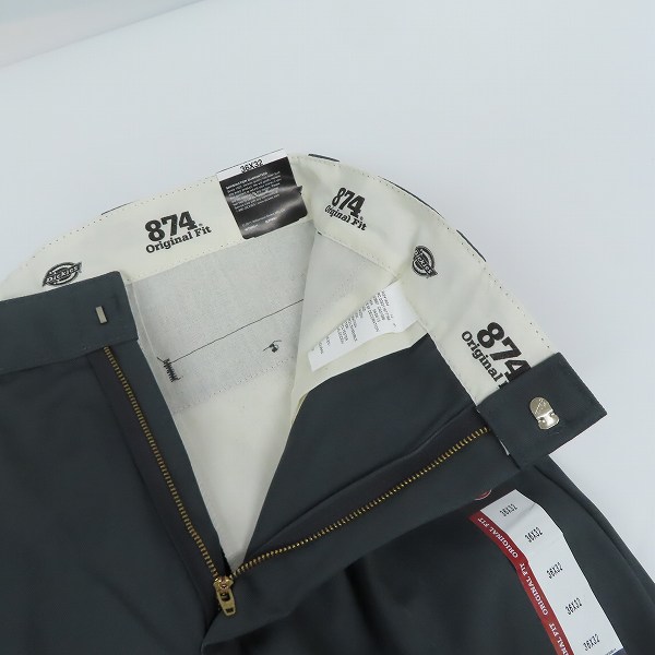 実際に弊社で買取させて頂いた【未使用】Dickies/ディッキーズ ワークパンツ/チノパン チャコール 874CH/36の画像 4枚目
