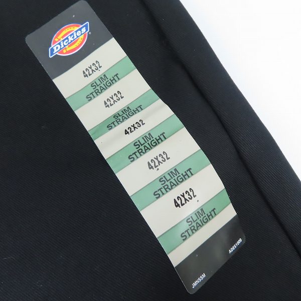 実際に弊社で買取させて頂いた(2)【未使用】Dickies/ディッキーズ ワークパンツ/チノパン ブラック WP873BK/42の画像 5枚目
