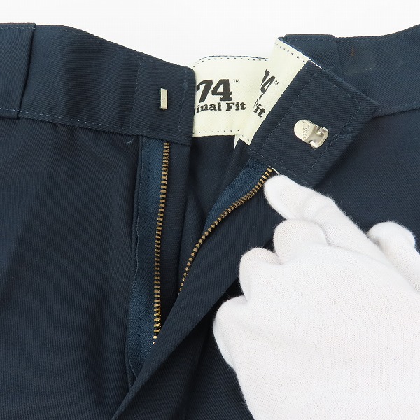 実際に弊社で買取させて頂いた【未使用】Dickies/ディッキーズ ワークパンツ/チノパン/ネイビー/ 29の画像 6枚目