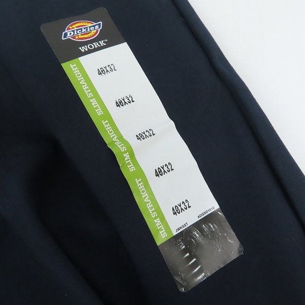 実際に弊社で買取させて頂いた【未使用】Dickies/ディッキーズ ワークパンツ/チノパン ダークネイビー WP873DN/40の画像 6枚目