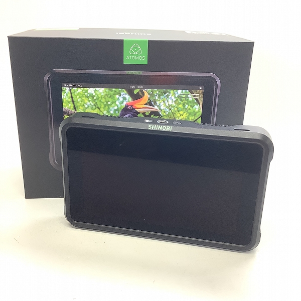 実際に弊社で買取させて頂いたATOMOS/アトモス ATOMSHBH01 SHINOBI 5.2インチ高輝度HDR対応 フィールドモニター 通電確認済み