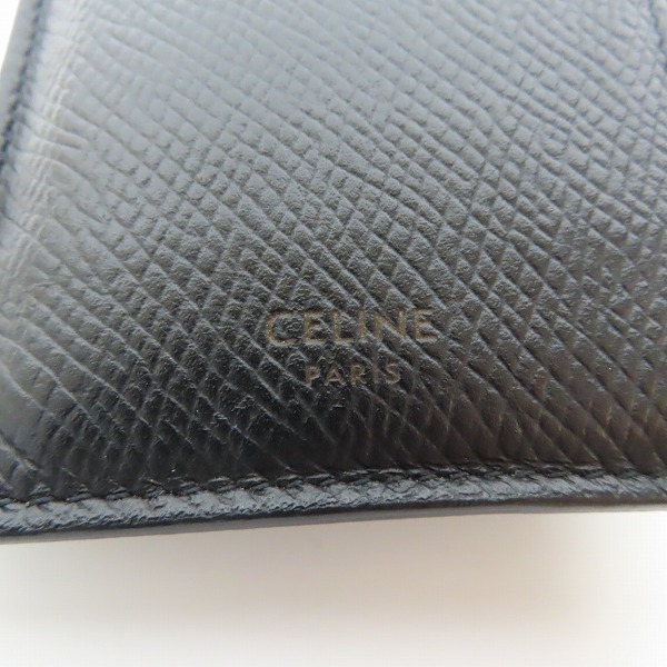 実際に弊社で買取させて頂いたCELINE/セリーヌ コンパクト レザー ジップドカードホルダー/コインケースの画像 4枚目