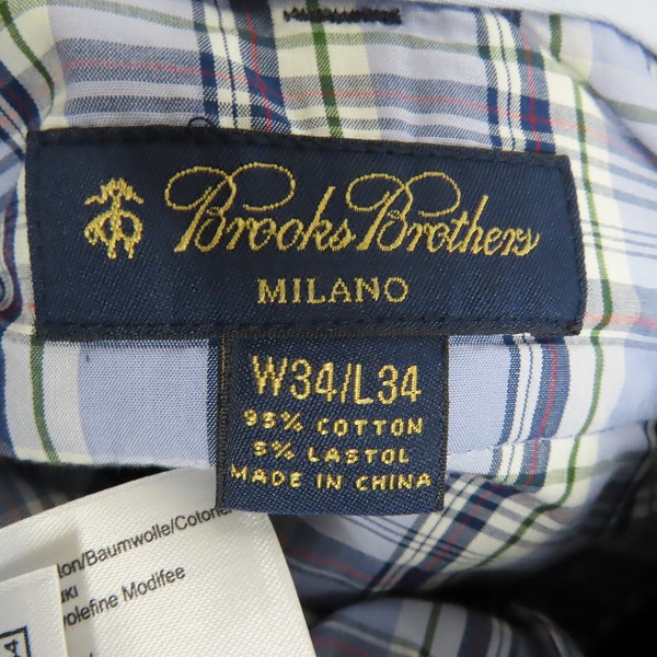 実際に弊社で買取させて頂いたBROOKS BROTHERS/ブルックスブラザーズ チノトラウザーズ/W34L34 3点セットの画像 3枚目