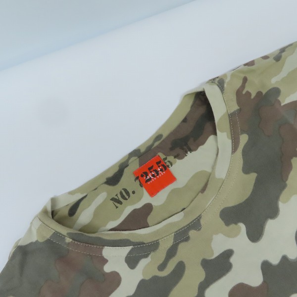 実際に弊社で買取させて頂いたHUGO BOSS/ヒューゴボス 迷彩/カモフラ Tシャツ /M 2点セットの画像 4枚目