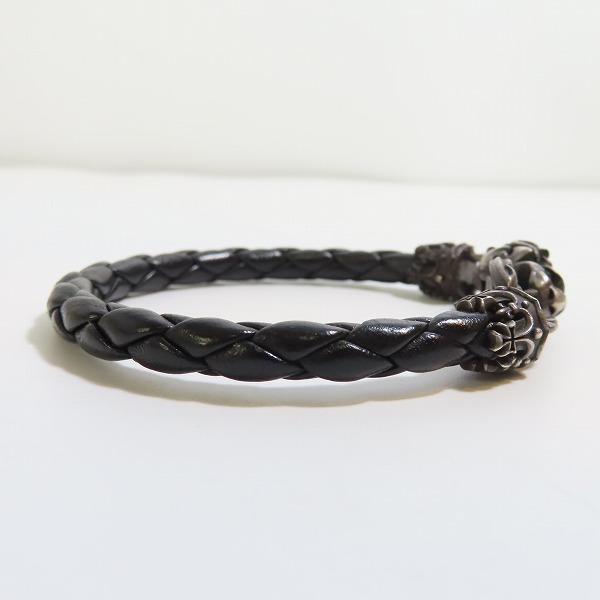 実際に弊社で買取させて頂いたDEAL DESIGN/ディールデザイン クリップライオン レザーブレスレットの画像 3枚目