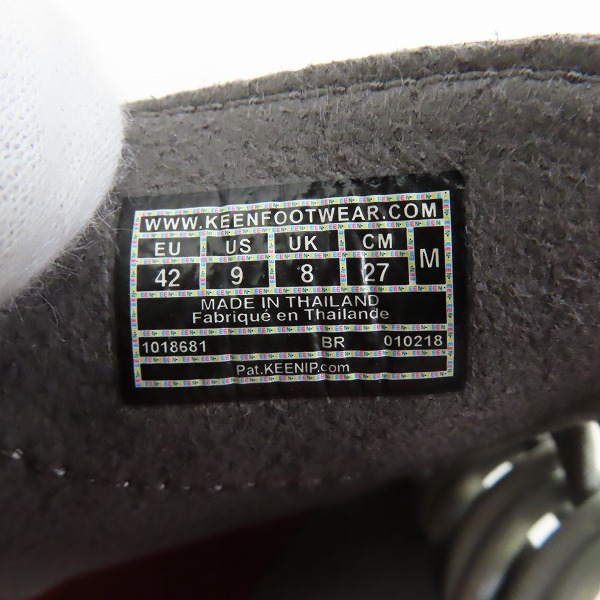 実際に弊社で買取させて頂いたKEEN/キーン UNEEK ユニーク 1018681/27.0の画像 5枚目