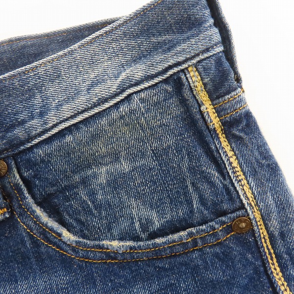 実際に弊社で買取させて頂いたHTC/エイチティーシー ストレートデニムパンツ FONZIE LOT:1468/30の画像 8枚目
