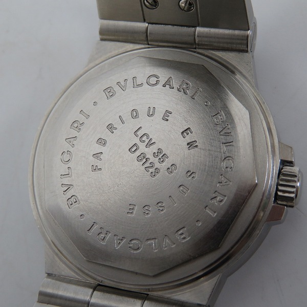 実際に弊社で買取させて頂いたBVLGARI/ブルガリ ディアゴノ スポーツ デイト AUTOMATIC/オートマチック/自動巻き 腕時計/ウォッチ LCV35S の画像 3枚目