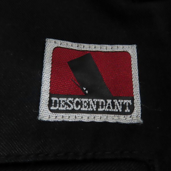 実際に弊社で買取させて頂いたDESCENDANT/ディセンダント クジラロゴパンツ ブラック/2の画像 7枚目