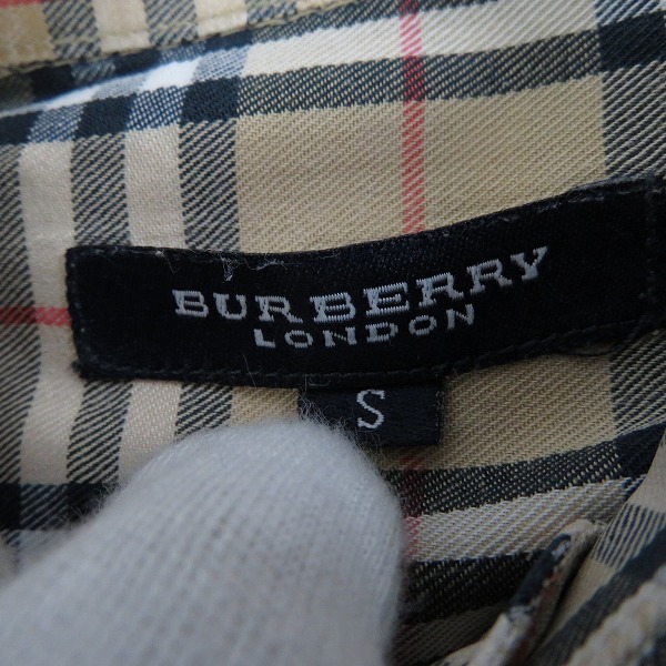 実際に弊社で買取させて頂いたBURBERRY LONDON/バーバリー ロンドン ノバチェックシャツ/Sの画像 2枚目