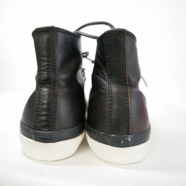 実際に弊社で買取させて頂いたISAMUKATAYAMA BACKLASH/バックラッシュ ロイヤルフラッシュ別注 レザー ハイカットスニーカー RF-S01/Mの画像 1枚目