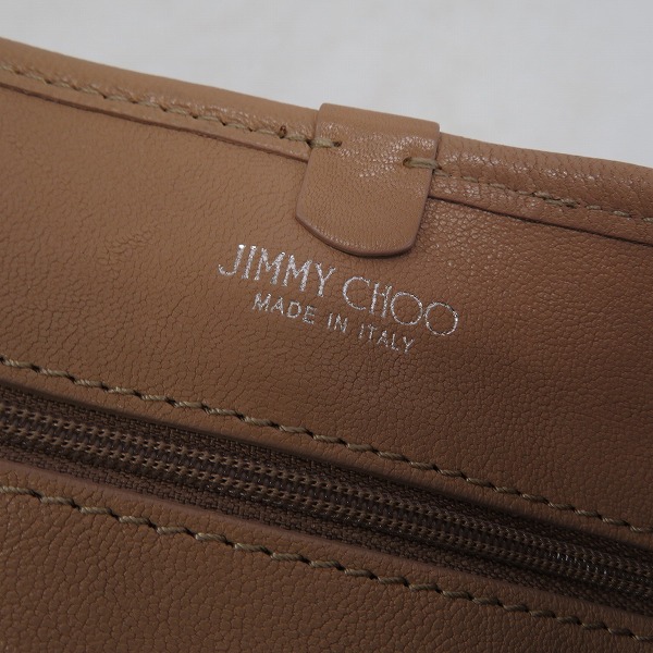 実際に弊社で買取させて頂いたJIMMY CHOO/ジミーチュウ スタースタッズ/星 ハンドバッグの画像 4枚目