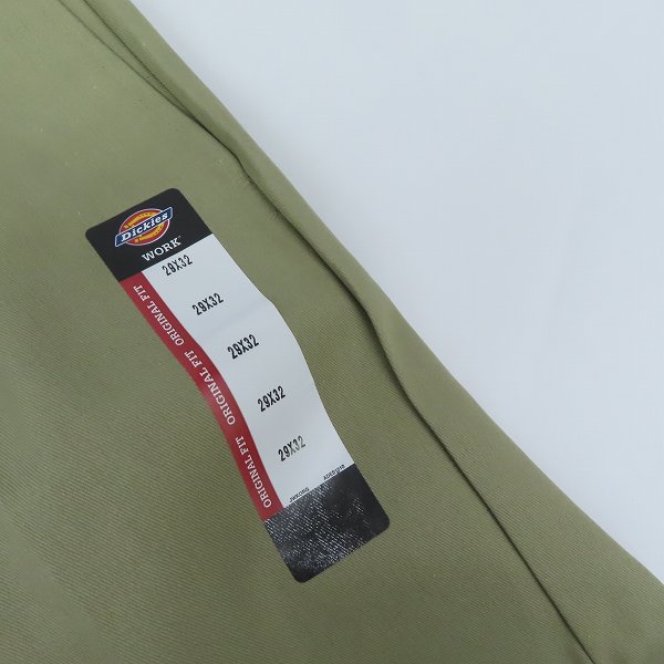 実際に弊社で買取させて頂いた(2)【未使用】Dickies/ディッキーズ ワークパンツ/チノパン カーキ 874KH/29の画像 5枚目