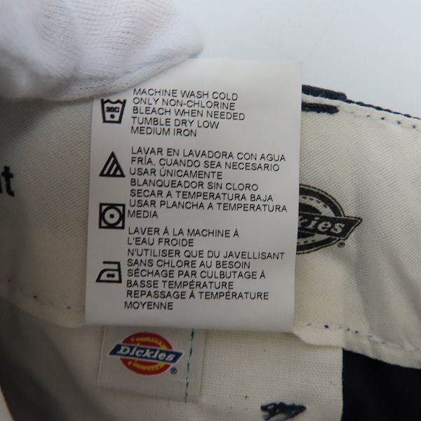 実際に弊社で買取させて頂いた【未使用】Dickies/ディッキーズ ワークパンツ/チノパン/ネイビー/ 30の画像 3枚目