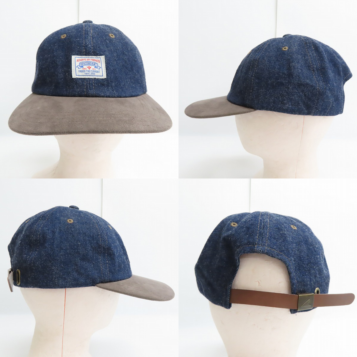 実際に弊社で買取させて頂いたDESCENDANT/ディセンダント デニム キャップ/Fの画像 1枚目