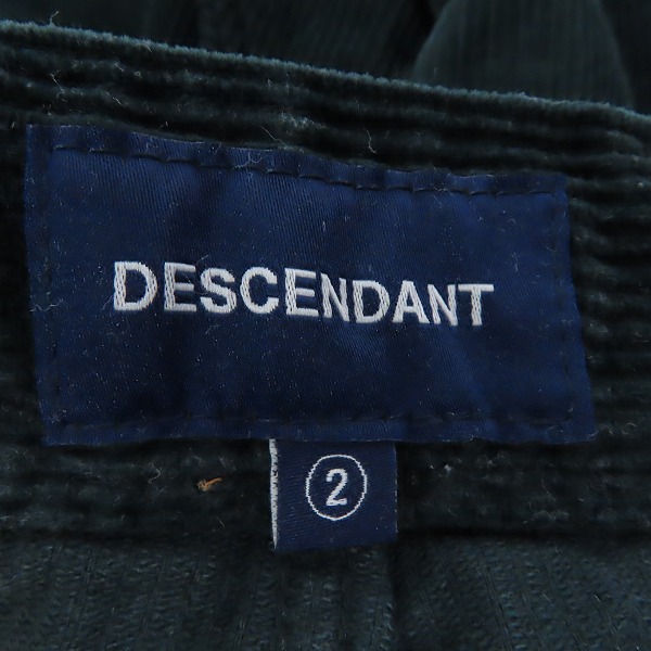 実際に弊社で買取させて頂いたDESCENDANT/ディセンダント コーデュロイ　パンツ/2の画像 2枚目