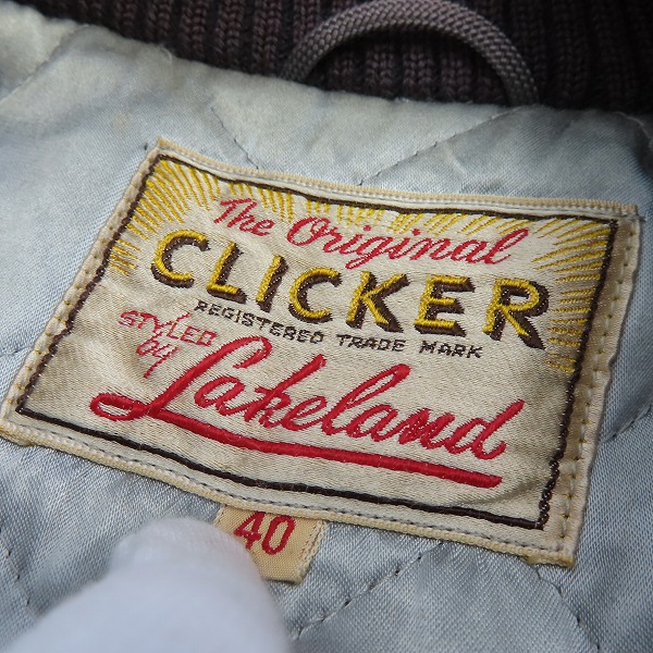 実際に弊社で買取させて頂いたCLICKER/クリッカー 50s/50年代」ヴィンテージ/ビンテージ ファラオジャケット Size：40の画像 2枚目