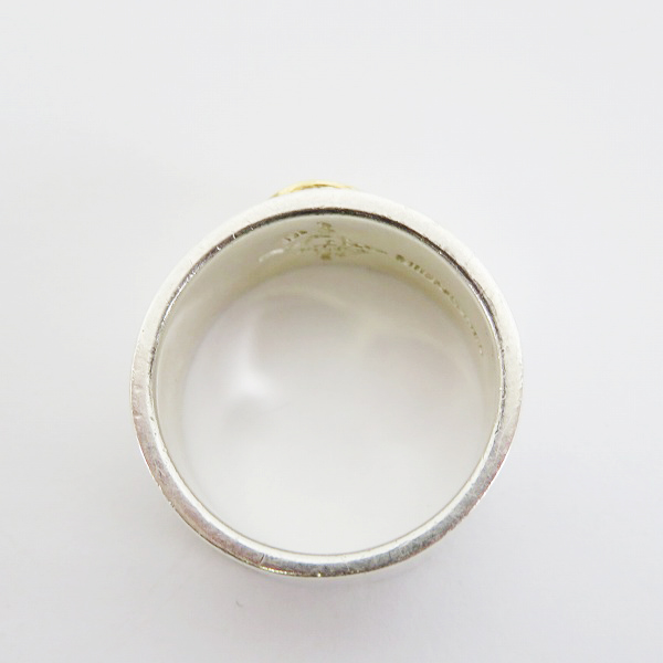 実際に弊社で買取させて頂いたFIRST ARROWS/ファーストアローズ K18付 平打ち 12mm プレーン リング R-152/22.5号の画像 5枚目