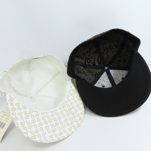 実際に弊社で買取させて頂いた(2)【未使用】Dickies/ディッキーズ キャップ ホワイト/ブラック L 2点セットの画像 2枚目