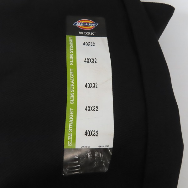 実際に弊社で買取させて頂いた【未使用】Dickies/ディッキーズ ワークパンツ/チノパン ブラック 40の画像 7枚目