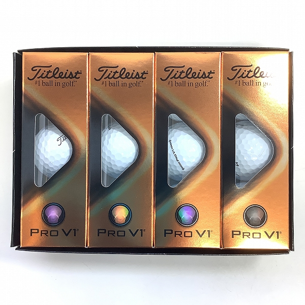 実際に弊社で買取させて頂いた(2)【未使用】Titleist/タイトリスト PRO V1 ホワイト ゴルフボール 1ダース