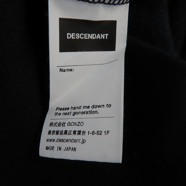 実際に弊社で買取させて頂いたDESCENDANT/ディセンダント ハーフボタン 長袖カットソー/2の画像 3枚目