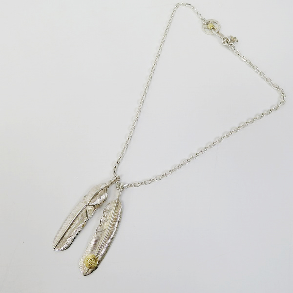 実際に弊社で買取させて頂いた【ギャラ付】FIRST ARROW'S/ファーストアローズ K18付フェザー L カスタム ペンダントの画像 6枚目