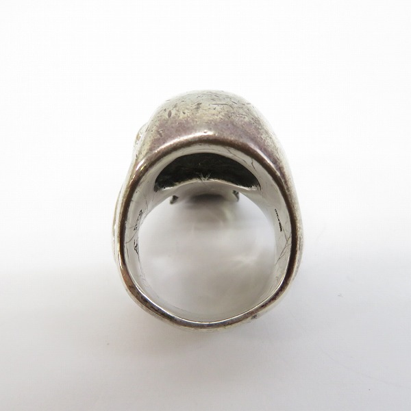 実際に弊社で買取させて頂いたTHIRTEEN DESIGNS/サーティーンデザインズ MAD SKULL RING/マッドスカル リング 18.5号の画像 3枚目