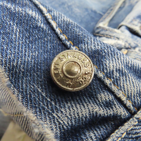 実際に弊社で買取させて頂いたLevis/リーバイス 刻印8/点々 足長R ヴィンテージ/ビンテージ デニムパンツの画像 7枚目
