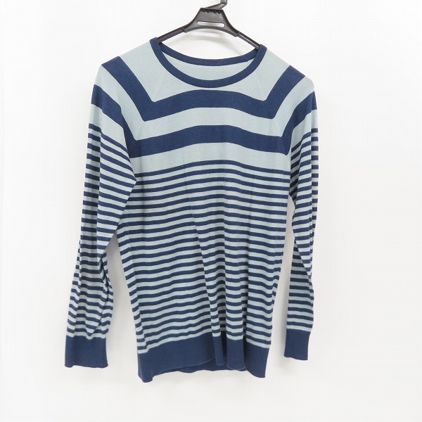 実際に弊社で買取させて頂いたuniform experiment×JOHNSMEDLEY/ユニフォームエクスペリメント×ジョンスメドレー ボーダー セーター UE-120118/S
