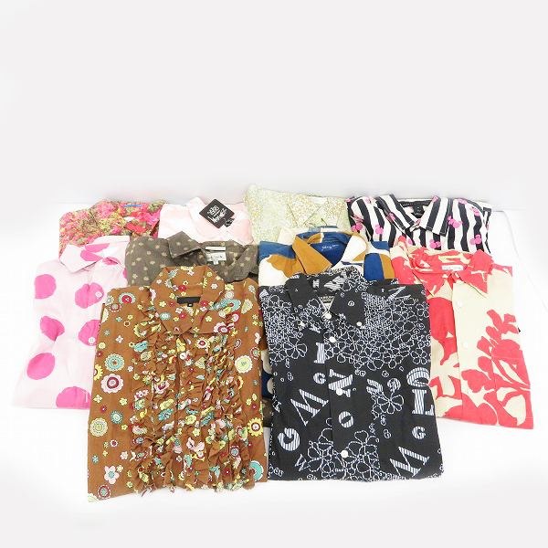 実際に弊社で買取させて頂いた【おまとめ品】ポールスミス/ステューシー/ビームスライツ/アニエスベー他 総柄 長袖シャツ