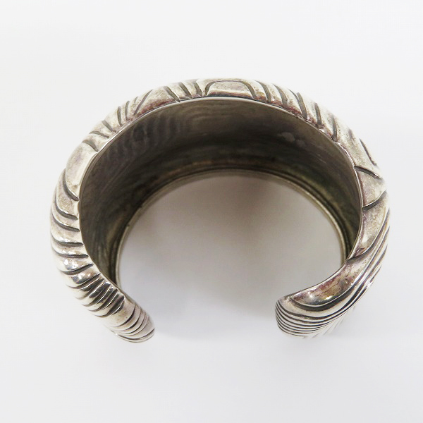 実際に弊社で買取させて頂いたTIFFANY&Co./ティファニー 90s ビンテージ ワイド カフバングルの画像 5枚目
