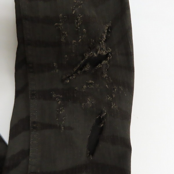 実際に弊社で買取させて頂いたLGB/ルグランブルー ウルフダメージデニムパンツ/29の画像 7枚目