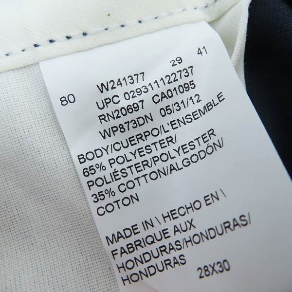 実際に弊社で買取させて頂いた(1)【未使用】Dickies/ディッキーズ ワークパンツ/チノパン ダークネイビー WP873DN/28の画像 3枚目