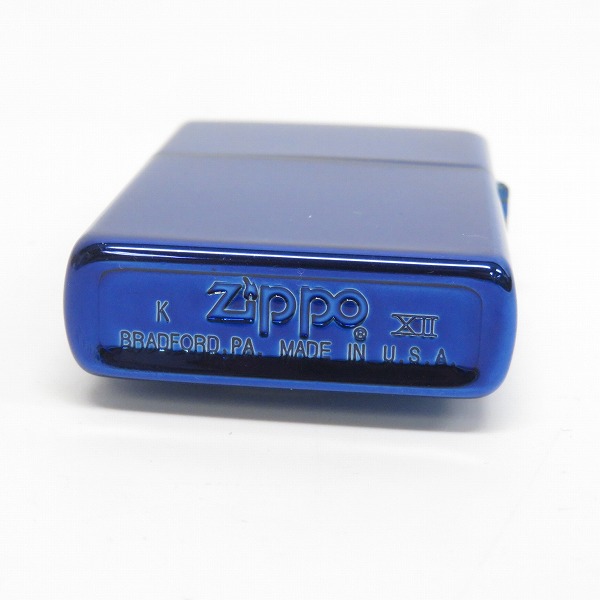 実際に弊社で買取させて頂いたZIPPO/ジッポー 熱帯魚  Pomacanthus navarchus/エンゼルフィッシュ メタル No.156 サングラス付き/1996年製の画像 3枚目