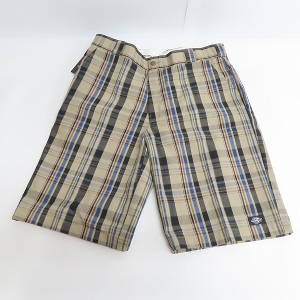 実際に弊社で買取させて頂いた【おまとめ品】Dickies/ディッキーズ MULTI USE POCKET SHORTS/マルチユーズ ポケット ショーツ/チェック柄 ハーフパンツ/38の画像 1枚目