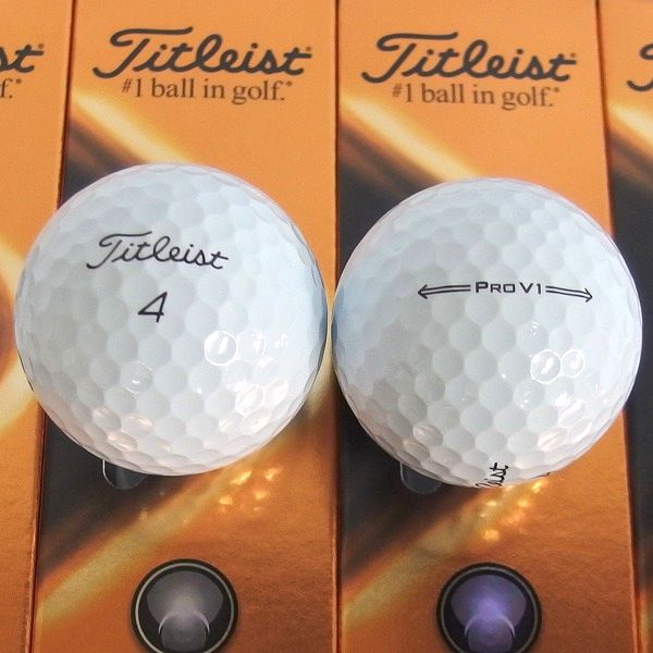 実際に弊社で買取させて頂いた【未使用】Titleist/タイトリスト PRO V1 2021年モデル ゴルフボール 3ダースの画像 1枚目