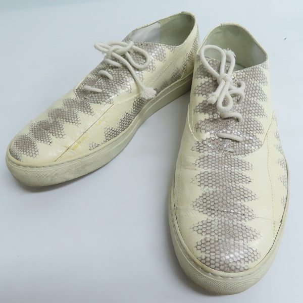 実際に弊社で買取させて頂いたGIORGIO ARMANI/ジョルジオアルマーニ パイソン柄 ドレスシューズ 41