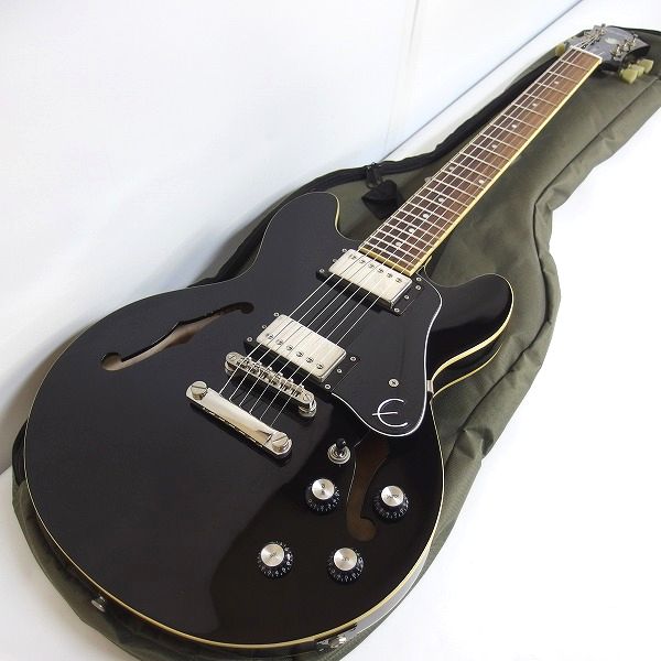 実際に弊社で買取させて頂いた★Epiphone/エピフォン ES-339 Dot EB/Ebony セミアコ/エレキギター コイルタップ搭載 ソフトケース付