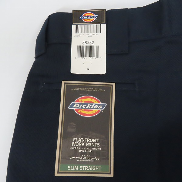 実際に弊社で買取させて頂いた【未使用】Dickies/ディッキーズ ワークパンツ/チノパン ネイビー 38の画像 8枚目