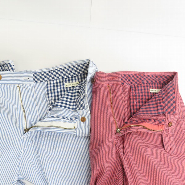 実際に弊社で買取させて頂いたBrooks Brothers/ブルックスブラザーズ ピンストライプハーフパンツ/W35 2点セットの画像 5枚目