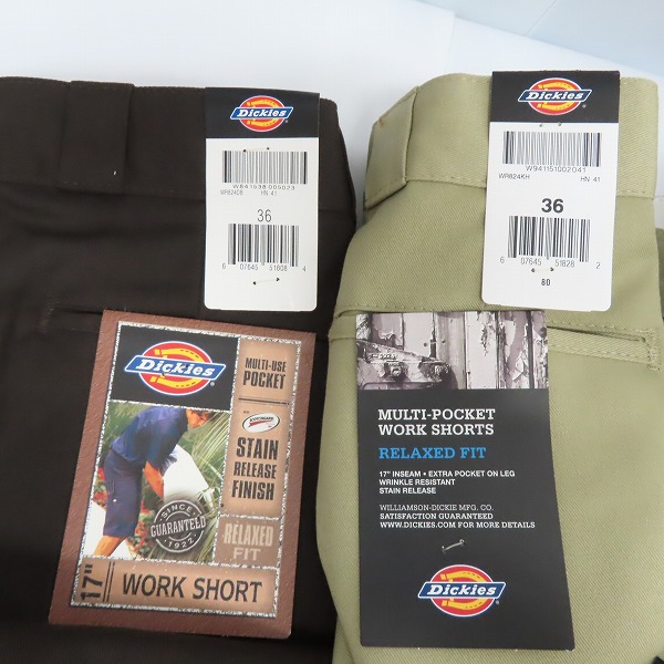 実際に弊社で買取させて頂いた【未使用】Dickies/ディッキーズ MULTI USE POCKET SHORTS/マルチユーズ ポケット ショーツ/ハーフパンツ/36/3点セットの画像 8枚目