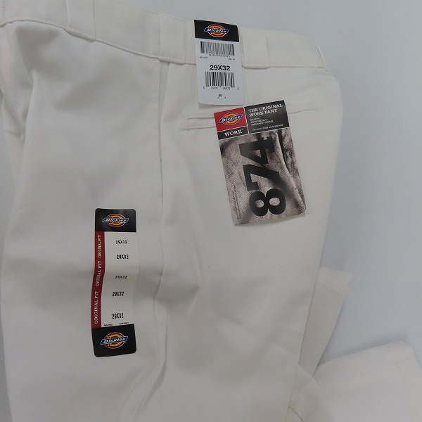 実際に弊社で買取させて頂いた【未使用】Dickies/ディッキーズ ワークパンツ/チノパン /ホワイト/29の画像 5枚目