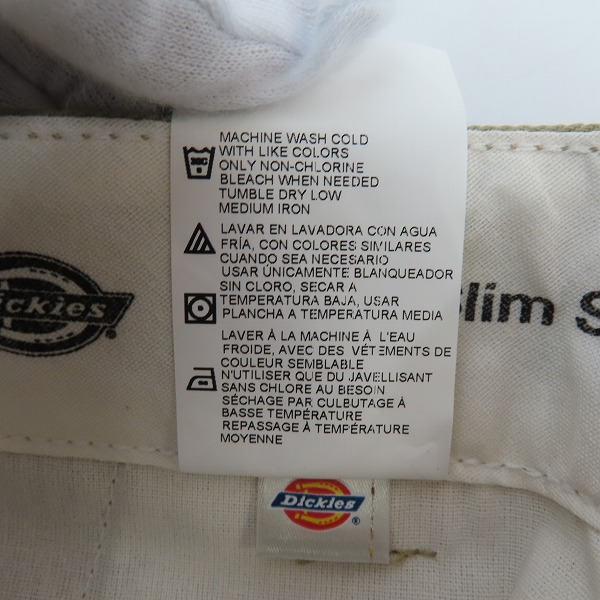 実際に弊社で買取させて頂いた【未使用】Dickies/ディッキーズ ワークパンツ/チノパン/カーキ/ 30の画像 4枚目
