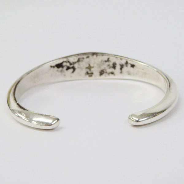 実際に弊社で買取させて頂いた【ギャラ付】FIRST ARROW'S/ファーストアローズ K18付 サークルセンターバングル BR-291の画像 3枚目